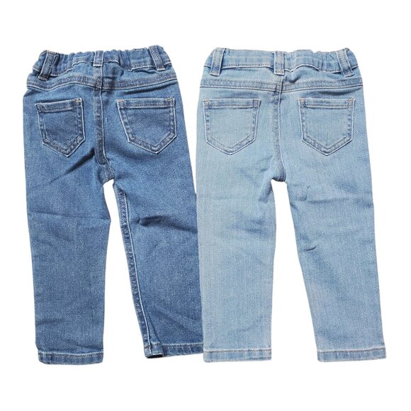 Infant Toddler Girl 18m 4 Piece Jeans Pants Fall Winter Clothing Bundle - Picture 3 of 8